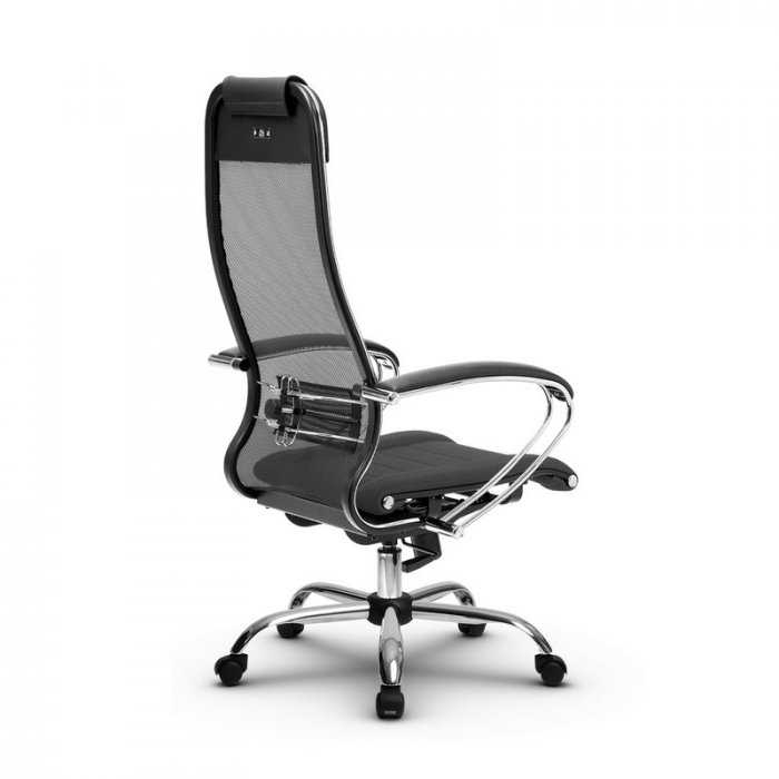 Кресло руководителя МЕТТА В-1m-3/K131 хром 17833 - вид 3